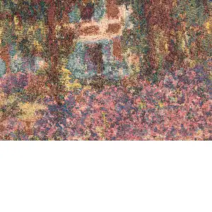 C Charlotte Home Furnishings Inc Monet's Iris Garden European Cushion Cover - 18 in. x 18 in. by Claude Monet
