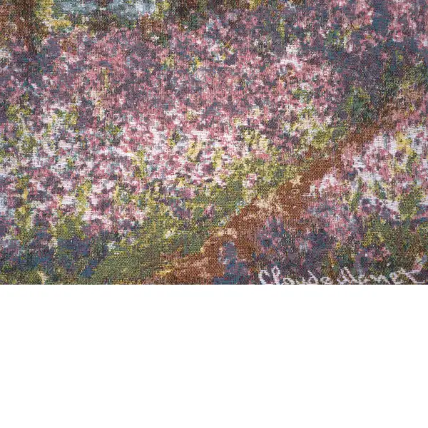 C Charlotte Home Furnishings Inc Monet's Iris Garden European Cushion Cover - 18 in. x 18 in. by Claude Monet | Close Up 3