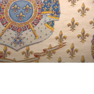 Blason Royal Belgian Cushion Cover - 18 in. x 18 in. Cotton by Charlotte Home Furnishings Inc