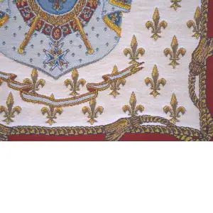 Blason Royal Belgian Cushion Cover - 18 in. x 18 in. Cotton by Charlotte Home Furnishings Inc