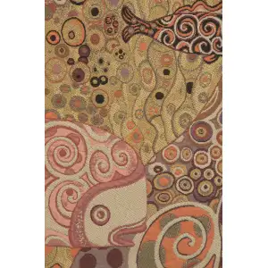 Sleeping Danae By Klimt Italian Tapestry - 60 in. x 25 in. Cotton/Viscose/Polyester by Gustav Klimt