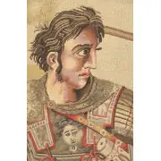 Alexander The Great Italian Tapestry - 67 in. x 50 in. Cotton/Viscose/Polyester by Alberto Passini | Close Up 1