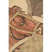 Alexander The Great Italian Tapestry - 67 in. x 50 in. Cotton/Viscose/Polyester by Alberto Passini | Close Up 2