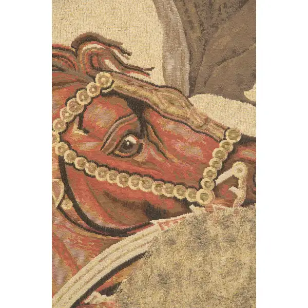 Alexander The Great Italian Tapestry - 67 in. x 50 in. Cotton/Viscose/Polyester by Alberto Passini | Close Up 2