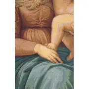 Cowper Madonna by Raphael Italian Tapestry | Close Up 2