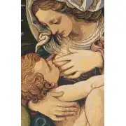 Madonna Del Cuscino Italian Tapestry - 17 in. x 22 in. Cotton/Viscose/Polyester by Raphael | Close Up 1