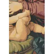 Madonna Del Cuscino Italian Tapestry - 17 in. x 22 in. Cotton/Viscose/Polyester by Raphael | Close Up 2