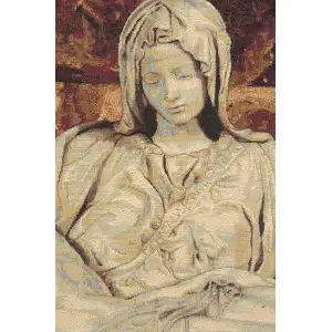 The Deposition Italian Tapestry - 25 in. x 20 in. Cotton/Viscose/Polyester by Michelangelo