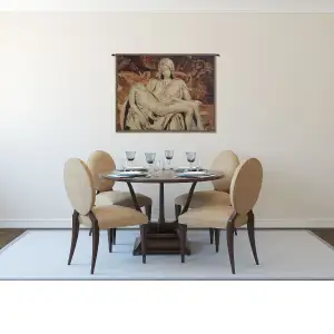The Deposition Italian Tapestry - 25 in. x 20 in. Cotton/Viscose/Polyester by Michelangelo