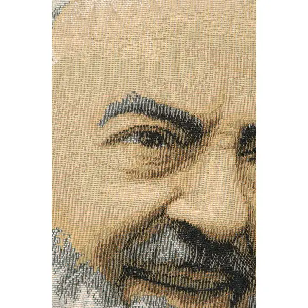 St. Pio Italian Tapestry - 13 in. x 18 in. Cotton/Viscose/Polyester by Charlotte Home Furnishings | Close Up 1