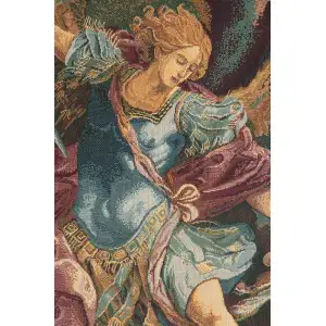 St. Michael Italian Tapestry - 17 in. x 26 in. Cotton/Viscose/Polyester by Guido Reni