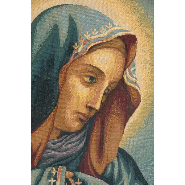 Mater Dolorosa Italian Tapestry | Close Up 1