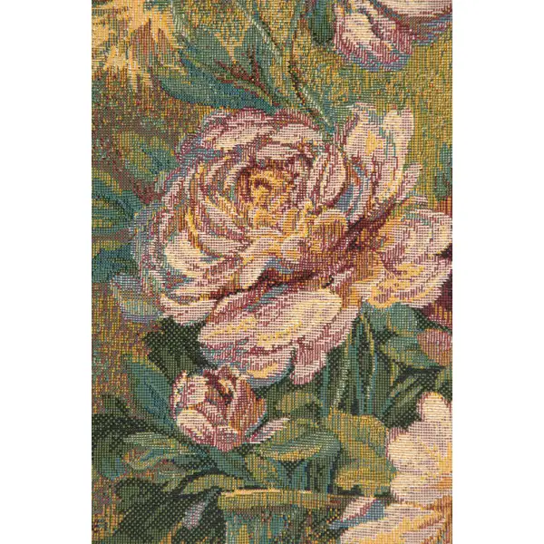 Vaso Di Fiori Italian Tapestry - 12 in. x 19 in. Cotton/Viscose/Polyester by Alberto Passini | Close Up 1