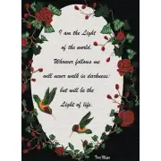 I Am The Light - 68 in. x 52 in. Cotton by Charlotte Home Furnishings Inc | Close Up 1