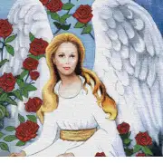 Rose Garden Tapestry Afghan Throw | Close Up 1