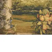 Chateau Bellevue French Wall Tapestry - 58 in. x 44 in. Wool/cotton/others by Charlotte Home Furnishings | Close Up 1