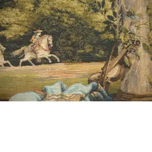 Chateau Bellevue French Wall Tapestry - 58 in. x 44 in. Wool/cotton/others by Charlotte Home Furnishings Inc