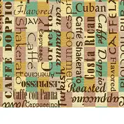 Coffee Aficionado Tapestry Afghan Throw | Close Up 1