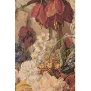 Bouquet Exotique With Monkey French Wall Tapestry - 58 in. x 58 in. Wool/cotton/others by Charlotte Home Furnishings | Close Up 2