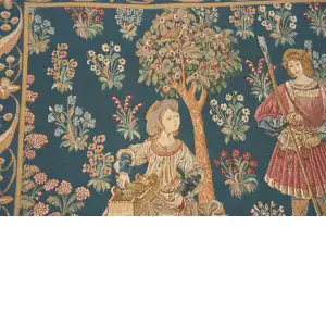 Travail De La Laine French Wall Tapestry - 32 in. x 27 in. Cotton/Viscose/Polyester by Charlotte Home Furnishings Inc