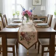 French Floral Roses Decorative Table Mat | Life Style 2