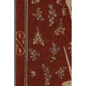 Licorne II French Table Mat - 34 in. x 14 in. Wool/cotton/others by Charlotte Home Furnishings Inc