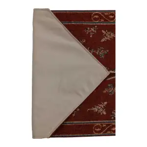 Licorne II French Table Mat - 34 in. x 14 in. Wool/cotton/others by Charlotte Home Furnishings Inc