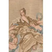 Portiere Gold Lady French Wall Tapestry - 30 in. x 74 in. Cotton/Viscose/Polyester by Charlotte Home Furnishings | Close Up 1