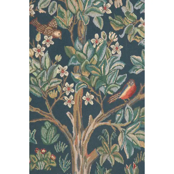 Tree Of Life William Morris Belgian Tapestry - 51 in. x 69 in. Cotton/Viscose/Polyester by William Morris | Close Up 2