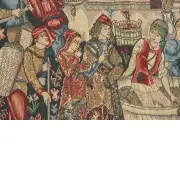 Vendages (Red) Belgian Wall Tapestry | Close Up 1