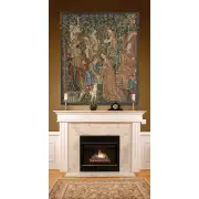 Vendages, Right Side (Rust) Belgian Tapestry | Life Style 1