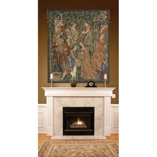 Vendages, Right Side (Rust) Belgian Tapestry | Life Style 1