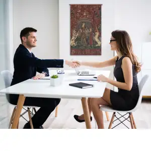 Seul Desire Belgian Tapestry - 16 in. x 27 in. Cotton/Viscose/Polyester by Charlotte Home Furnishings Inc