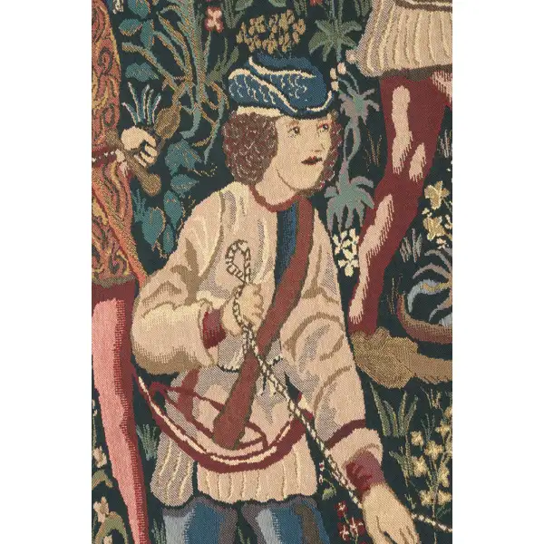 Unicorn Hunt with Border Belgian Tapestry | Close Up 1