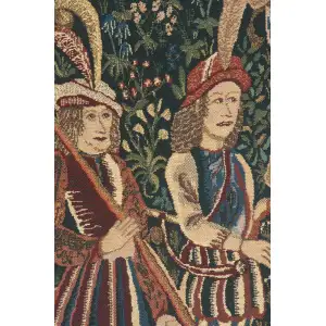 Unicorn Hunt Belgian Tapestry - 33 in. x 42 in. Cotton/Viscose/Polyester by Charlotte Home Furnishings Inc