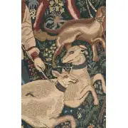 Unicorn Hunt Belgian Wall Tapestry | Close Up 2