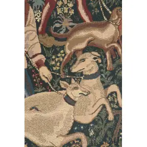 Unicorn Hunt Belgian Tapestry - 33 in. x 42 in. Cotton/Viscose/Polyester by Charlotte Home Furnishings Inc