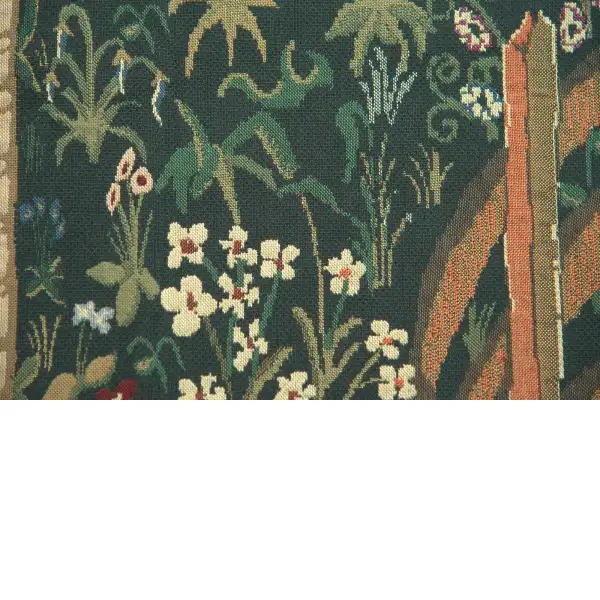 Unicorn Captive and Unicorn Hunt Belgian Tapestry | Close Up 1