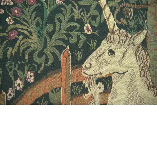 Unicorn Captive And Unicorn Hunt Belgian Tapestry - 112 in. x 68 in. Cotton/Viscose/Polyester by Charlotte Home Furnishings | Close Up 2