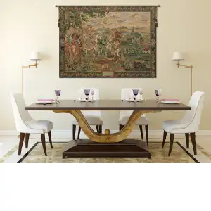 La Prise De Lille II Belgian Tapestry - 49 in. x 33 in. Cotton/Viscose/Polyester by Charlotte Home Furnishings Inc