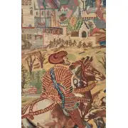 Vieux Brussels (Left Side) Belgian Wall Tapestry | Close Up 1