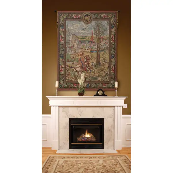 Vieux Brussels (Left Side) Belgian Tapestry | Life Style 1