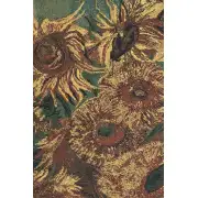 Sunflowers  Belgian Tapestry | Close Up 1