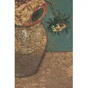 Sunflowers Belgian Wall Tapestry | Close Up 2