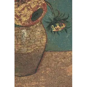 Sunflowers Belgian Tapestry - 33 in. x 40 in. Cotton/Viscose/Polyester by Vincent Van Gogh