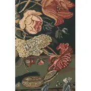 Mignon Bouquet, Black Belgian Tapestry | Close Up 1