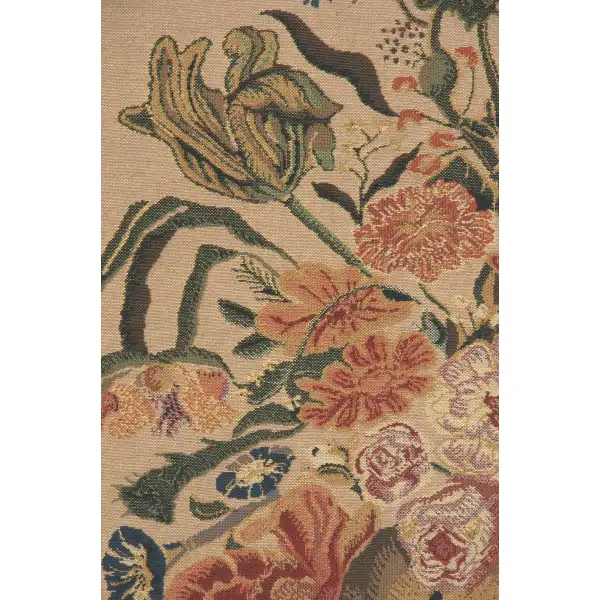 Mignon Bouquet, Beige Belgian Tapestry | Close Up 1