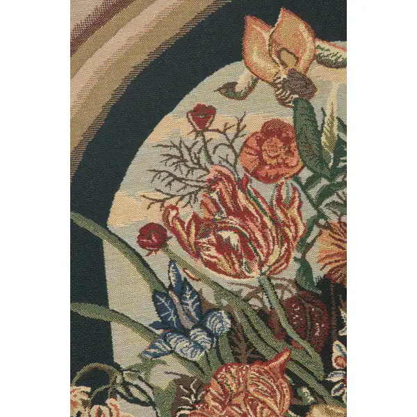 Ambrosius Bouquet Belgian Tapestry - 33 in. x 40 in. Cotton/Viscose/Polyester by Ambrosius Bosschaert | Close Up 2