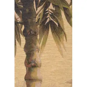 Le Palmier French Wall Tapestry - 30 in. x 40 in. Wool/cotton/others by Charlotte Home Furnishings Inc
