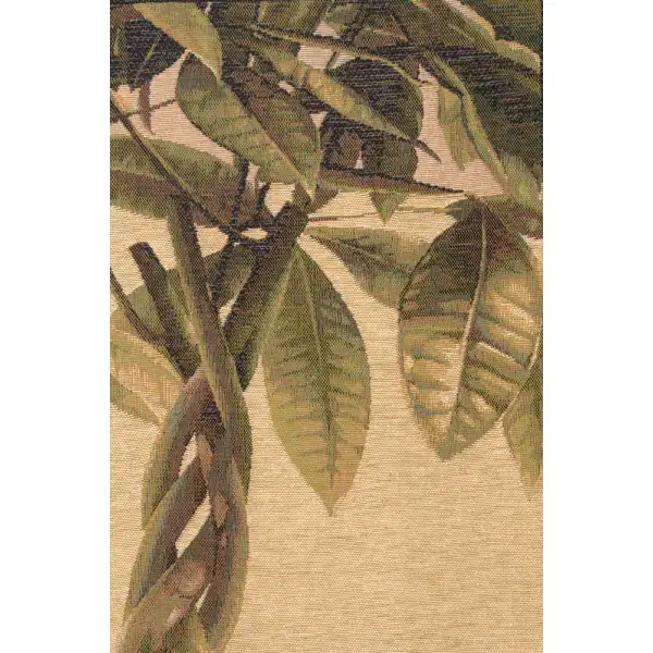 Le Ficus French Wall Tapestry - 30 in. x 40 in. Wool/cotton/others by Charlotte Home Furnishings | Close Up 2